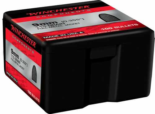 Win 9mm 115 Gr FMJ .355 Bullets